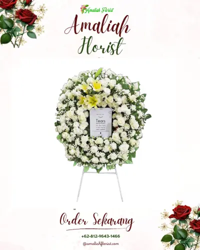 Krans Bunga Duka Cita di Sumur Bandung