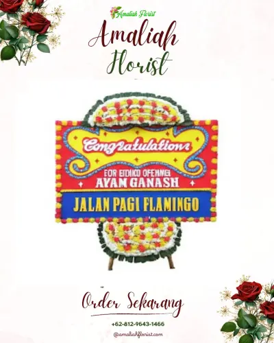 Bunga Papan Congratulation di Sumur Bandung